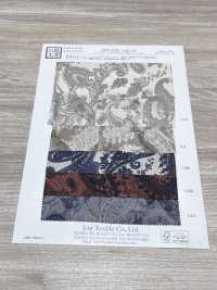 KKP4193-D301-151 シフォン カット ジャカード[生地] 宇仁繊維(小紋工房) サブ画像