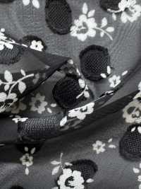 KKP4193-D119-50 シフォン カット ジャカード[生地] 宇仁繊維(小紋工房) サブ画像