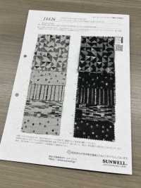 14426 コードットオーガニックス®️ 60s ジャガードクロス[生地] SUNWELL(サンウェル) サブ画像