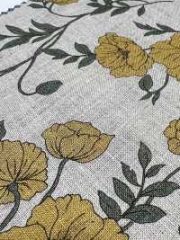 7026-1700-1 麻 100 シーチング ポピー4代目[生地] 北高 サブ画像