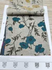 7026-1700-1 麻 100 シーチング ポピー4代目[生地] 北高 サブ画像