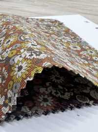 7026-1720-2 21W コール天 更紗花[生地] 北高 サブ画像