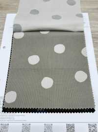 7026-1720-6 21W コール天 手描き丸[生地] 北高 サブ画像