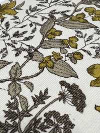 4026-1755-5 21W コール天 刺繍タッチ草花[生地] 北高 サブ画像