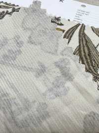 4026-1755-5 21W コール天 刺繍タッチ草花[生地] 北高 サブ画像