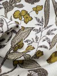 4026-1755-5 21W コール天 刺繍タッチ草花[生地] 北高 サブ画像