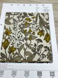 4026-1755-5 21W コール天 刺繍タッチ草花[生地] 北高 サブ画像