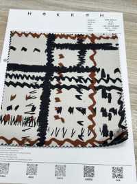 7026-1810-2 RC サテン BIG幾何[生地] 北高 サブ画像