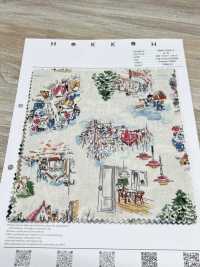 8026-1560-3 30 ビエラ エンジェルソフト 北欧風景柄[生地] 北高 サブ画像