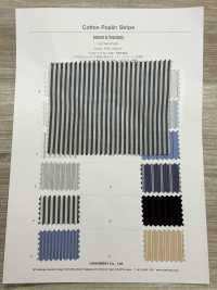 5SG032 コットン ポプリン ストライプ[生地] シャンブレー サブ画像