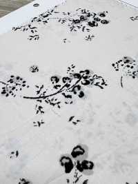 7026-1630-2 60 タイプライター ぼかし花[生地] 北高 サブ画像