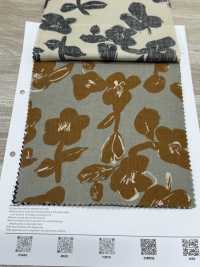 7026-1210-1 30 ビエラ 手描きタッチ花柄[生地] 北高 サブ画像