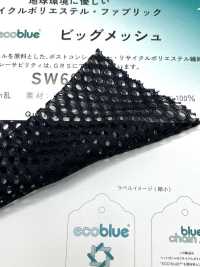 SW6906 ecoblue®️ ビッグメッシュ[生地] 三和繊維 サブ画像