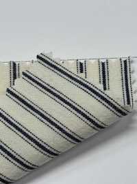 HK2020W 岡山産 インディゴ 先染め ヒッコリー・ワンウォッシュ[生地] 古山 サブ画像