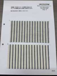 HK2020W 岡山産 インディゴ 先染め ヒッコリー・ワンウォッシュ[生地] 古山 サブ画像