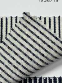 HK2220W 岡山産 インディゴ 先染め ヒッコリー・ワンウォッシュ[生地] 古山 サブ画像