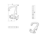 HH140 アルティカ チルトヘッドカラビナ[バックル・カン類] Trimmers サブ画像