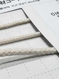 C3 天然素材コード PART1 綿3 丸紐 4.0mm[リボン・テープ・コード] こるどん サブ画像