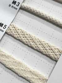 C5 天然素材コード PART1 綿5 袋紐 8.0mm[リボン・テープ・コード] こるどん サブ画像