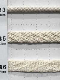 C5 天然素材コード PART1 綿5 袋紐 8.0mm[リボン・テープ・コード] こるどん サブ画像
