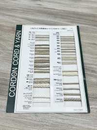 LR2 天然素材コード PART2  麻レーヨン2 丸紐 4.0mm[リボン・テープ・コード] こるどん サブ画像