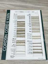 KNF3 天然素材コード PART2 ケナフ3 丸紐 5.3mm[リボン・テープ・コード] こるどん サブ画像