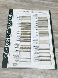 KNF4 天然素材コード PART2 ケナフ4 袋紐 7.5mm[リボン・テープ・コード] こるどん サブ画像