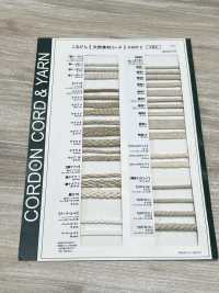 KNF5 天然素材コード PART2 ケナフ5 袋紐 9.0mm[リボン・テープ・コード] こるどん サブ画像