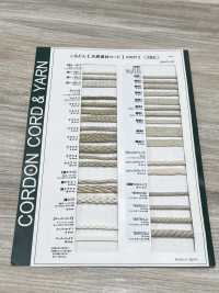 KNF6 天然素材コード PART2 ケナフ6 丸紐 4.0mm[リボン・テープ・コード] こるどん サブ画像