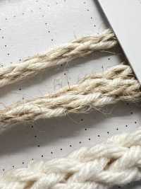 CK2 天然素材コード PART2 綿ケナフ2 袋紐 7.5mm[リボン・テープ・コード] こるどん サブ画像