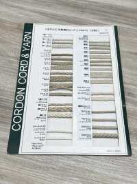 CL3 天然素材コード PART2 綿麻3 丸紐 5.0mm[リボン・テープ・コード] こるどん サブ画像