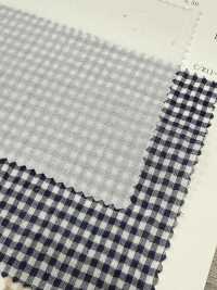 14428 80sコットンSZボイルシフォンギンガムチェックトリプルワッシャー[生地] SUNWELL(サンウェル) サブ画像
