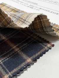 26266 30/2コットン メランジ ヘリンボン タータンチェック[生地] SUNWELL(サンウェル) サブ画像