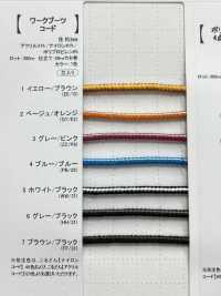 WBC ワークブーツコード 丸紐 3.0mm[リボン・テープ・コード] こるどん サブ画像
