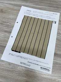 14431 20sコットン/ シルクブーレットノイル ヒッコリーストライプ[生地] SUNWELL(サンウェル) サブ画像