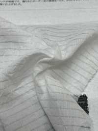 35532 コードットオーガニックス®️ 50sボイル キャッチワッシャー ボーダー[生地] SUNWELL(サンウェル) サブ画像