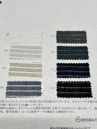 35532 コードットオーガニックス®️ 50sボイル キャッチワッシャー ボーダー[生地] SUNWELL(サンウェル) サブ画像