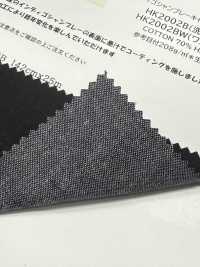 HK2002B インディゴシャンブレーキャンバス・墨汁コーティング 洗い加工なし[生地] 古山 サブ画像