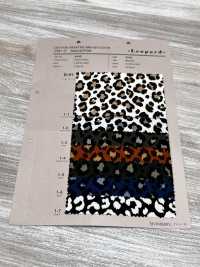4245 ブロード Animal Print Leopard[生地] VANCET サブ画像