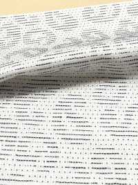 A-1664 刺し子風 ペイズリー ジャガード[生地] 有延商店 サブ画像