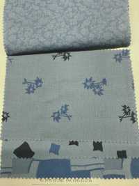 A-1532 パターンミックス インディゴ染 プリント[生地] 有延商店 サブ画像