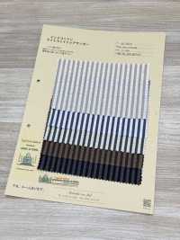 A-7073 インド コットン シアサッカー ストライプ[生地] 有延商店 サブ画像