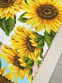 850541 ブロード Himawari Oil painting touch[生地] VANCET サブ画像