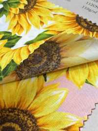 850541 ブロード Himawari Oil painting touch[生地] VANCET サブ画像