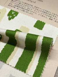 850552 オックス 未晒 コットン Aspara Stripe[生地] VANCET サブ画像