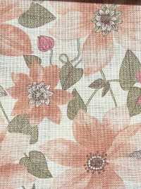 850558 リネンライク スラヴ サロンドフルール Clematis[生地] VANCET サブ画像