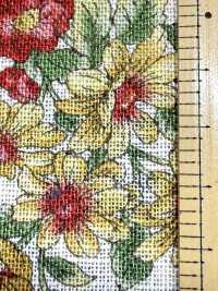 850559 リネンライク スラヴ サロンドフルール Petit Bouquet[生地] VANCET サブ画像