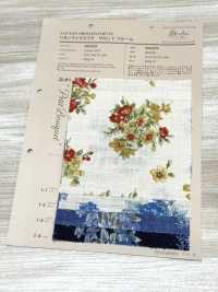 850559 リネンライク スラヴ サロンドフルール Petit Bouquet[生地] VANCET サブ画像