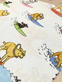 850599 ブロード スタイリッシュポップ Surfing Dogs[生地] VANCET サブ画像