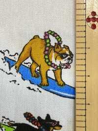 850599 ブロード スタイリッシュポップ Surfing Dogs[生地] VANCET サブ画像